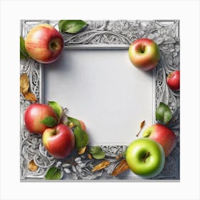 Apple Frame 8 Canvas Print