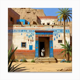 Egyptian House Canvas Print