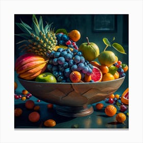 Fruit Bowl 2 Canvas Print