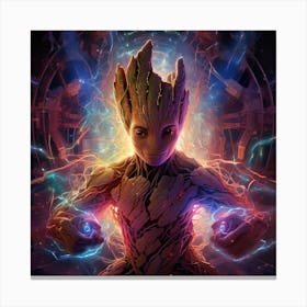 Guardians Of The Galaxy Groot 1 Canvas Print