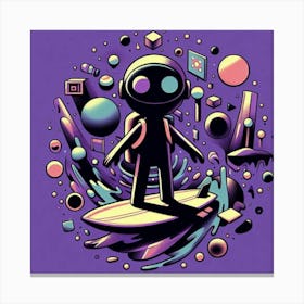 Space Man Canvas Print