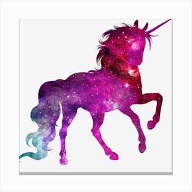 Unicorn Galaxy Squad Girls Funny Galactic Space Gift Canvas Print