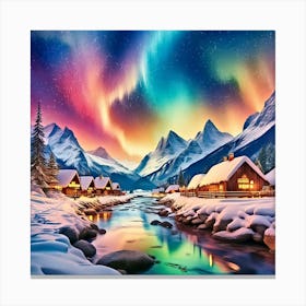 Aurora Borealis Canvas Print