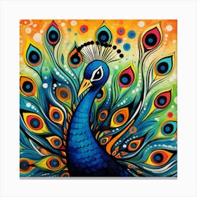 Peacock 25 Canvas Print