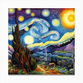Starry Night 6 Canvas Print