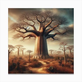 Boabab Tree Canvas Print
