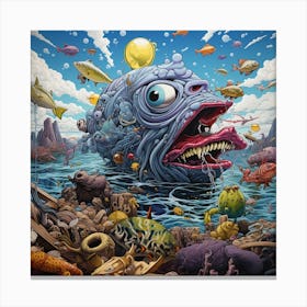 'Fish In The Sea' Canvas Print