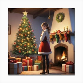 Christmas Tree Canvas Print