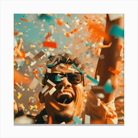 Confetti Party 2 Canvas Print