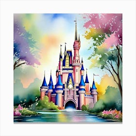 Cinderella Castle 40 Canvas Print