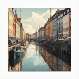 Copenhagen Art Print Canvas Print