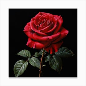 Red Rose 1 Canvas Print