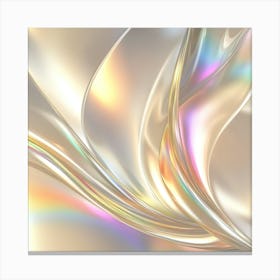 Golden Wave Wall Print Canvas Print