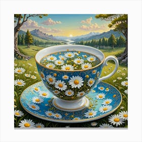 Daisy Cup 2 Canvas Print