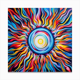 Hello sun Canvas Print