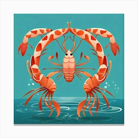 Prawns 1 Canvas Print