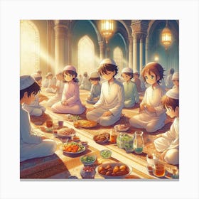 Muslimsلمشاعر الروحانية في رمضان Canvas Print