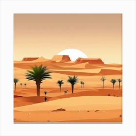 Desert Landscape 46 Canvas Print