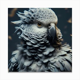 Parrot Portrait Canvas Print