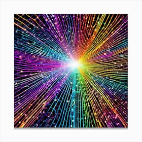 Rainbow Burst 7 Canvas Print