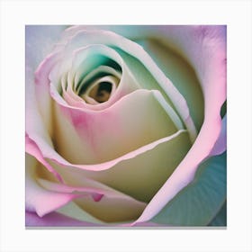 Pastel Rose Canvas Print