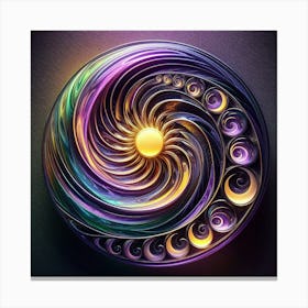 Spiral Art Canvas Print