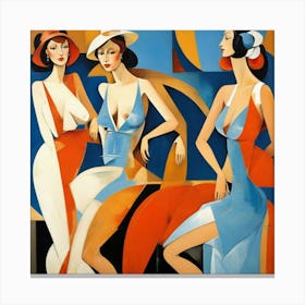 Three Women 1 Canvas Print
