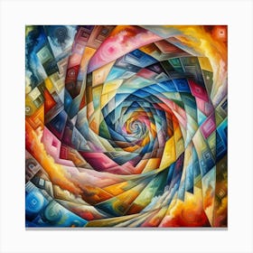 Spiral Painting 1 Canvas Print