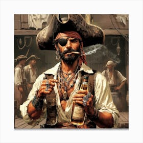 Pirates Of The Caribbean Canvas Print