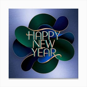 Happy New Year 2 Canvas Print