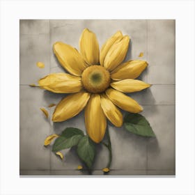 Yellow Sunflower Canvas Print