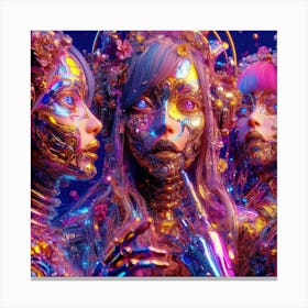 Cyborgs Canvas Print