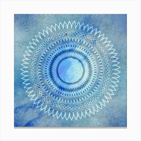 Blue Mandala Two Canvas Print