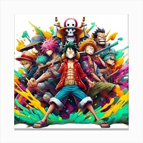 One Piece Anime Poster Canvas Print