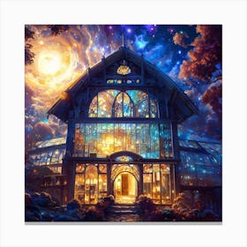 Cosmic Worlds VI Canvas Print