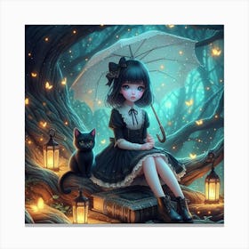 Kawaii Art Canvas Print