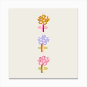 colorful flowers Canvas Print