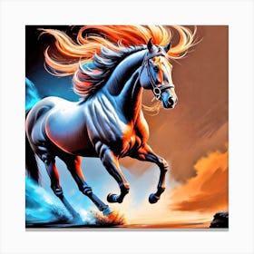 Horse Wallpapers Canvas Print
