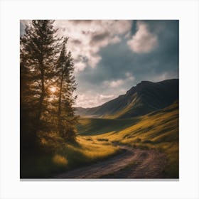 Road In The Mountains 3 Canvas Print