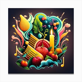 Fruit And Vegetables Canvas Print