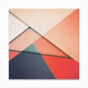 Triangular Camouflage 3 Canvas Print
