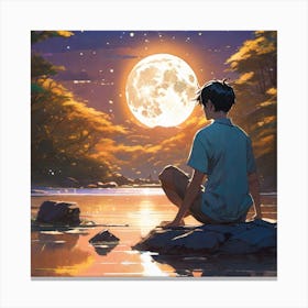 Full Moon Canvas Print