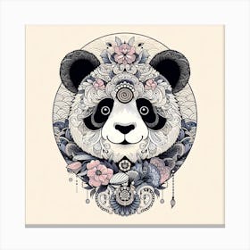 PANDA MUM Canvas Print