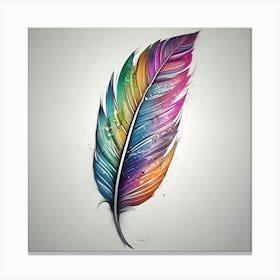 Feather Feather Feather 10 Canvas Print