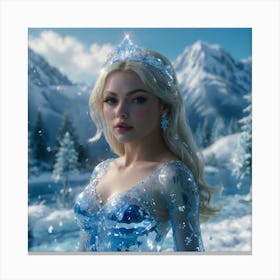 Frozen Princess 1 Canvas Print
