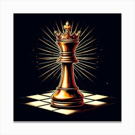 Chess King Canvas Print