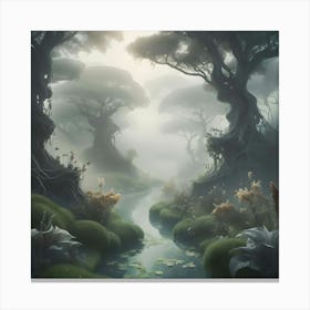 Synthesis Of The Spirit World 3 Canvas Print