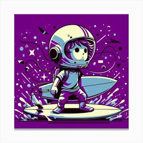 Space Boy 1 Canvas Print