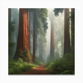 Redwood Forest 8 Canvas Print