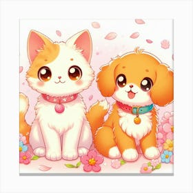 Cute Kawaii Canvas Print